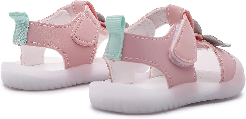 Baby Summer Sandals Breathable Mesh Rubber Sole Non-Slip Outdoor Shoes for Boys and Girls 9-30 Months
