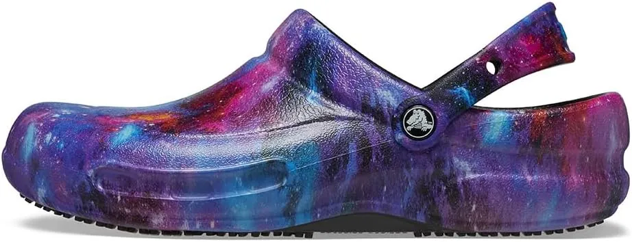 Crocs Unisex-Adult Bistro Graphic Clogs, Slip Resistant Work Shoes