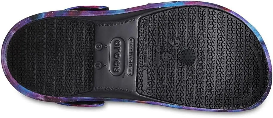 Crocs Unisex-Adult Bistro Graphic Clogs, Slip Resistant Work Shoes