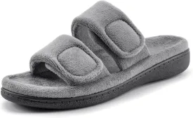 RockDove Women's Dual-Strap Adjustable Slipper with Arch Support
