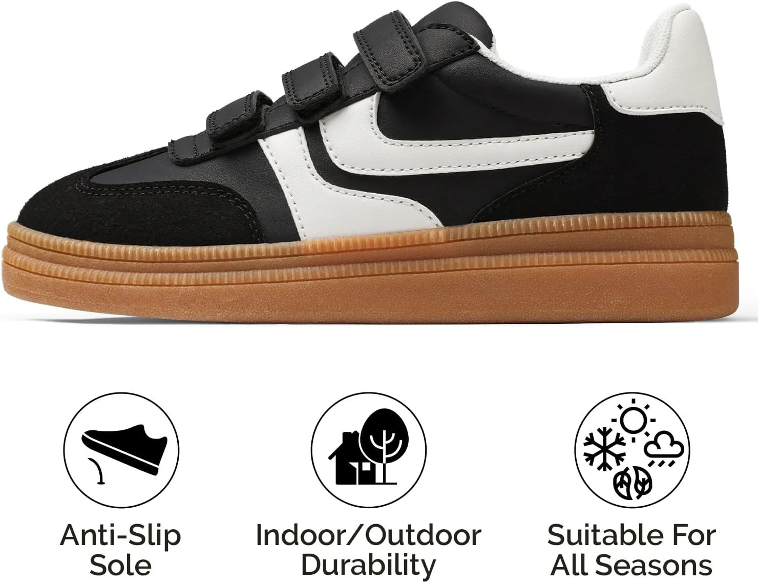 VOMIRA Platform Sneakers for Women Memory Foam Insole Womens Sneakers Lightweight Non-Slip Running Shoes Casual Slip On Walking Shoes