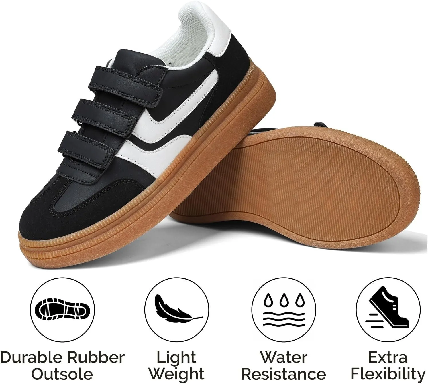VOMIRA Platform Sneakers for Women Memory Foam Insole Womens Sneakers Lightweight Non-Slip Running Shoes Casual Slip On Walking Shoes
