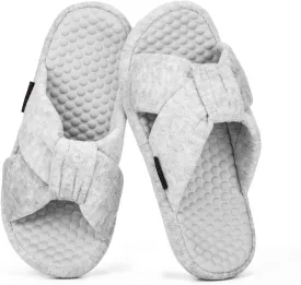Women's House Slippers | Soft Memory Foam, Massage Beads, Non-Slip Rubber Sole | Cozy Velvet Indoor/Outdoor Slippers | Birthday Gifts & Mother's Day Gifts for Women